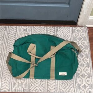 Green Canvas Duffel Bag